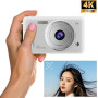 Цифровая ретро-камера 50 МП 4K Ultra HD, + картка 32 гб, фотоаппарат CCD, фотокамера