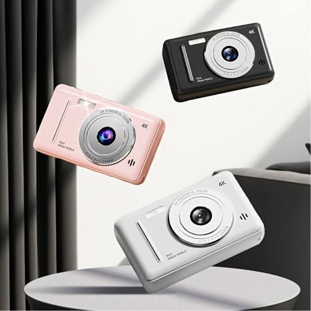 Цифровая ретро-камера 50 МП 4K Ultra HD, + картка 32 гб, фотоаппарат CCD, фотокамера