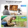 Цифровой микроскоп Aikokkl 1000x, 2.4-дюйми IPS-экран, видео 1080p для Windows/MacBook.