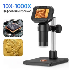 Цифровой микроскоп Aikokkl 1000x, 2.4-дюйми IPS-экран, видео 1080p для Windows/MacBook.