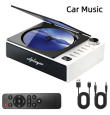 Аккумуляторный Bluetooth-проигрыватель, ретро-мини CD-плеер с динамиками, AUX, USB