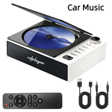 Аккумуляторный Bluetooth-проигрыватель, ретро-мини CD-плеер с динамиками, AUX, USB