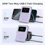 Power Bank Повербанк магнитный 10000mAh UGREEN Uno MagSafe Power Bank 20W