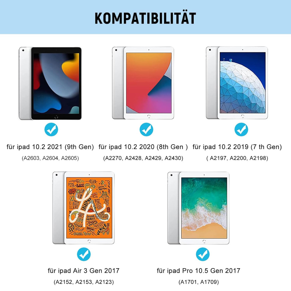 Чехол клавиатура для iPad 7/8/9 поколения 10,2" iPad Pro 10,5"