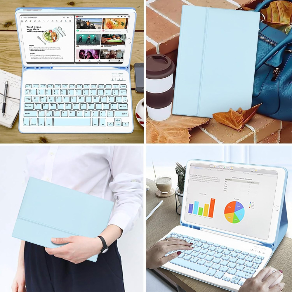 Чехол клавиатура для iPad 7/8/9 поколения 10,2" iPad Pro 10,5"