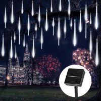 Сонячна LED гірлянда Метеоритний дощ 8 трубок по 30 см. довжина 8 м.