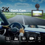 Відеореєстратор ANYOO, фронтальна камера 2K Full HD, нічне бачення