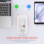 Беспроводная мышь  Bluetooth+ USB+Type-C для ноутбука MacBook ПК iPad