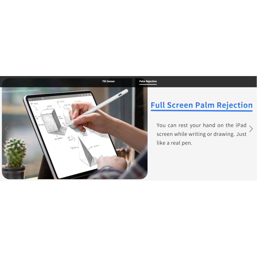 Стилус TQQ Сумісний з iPad 2018-2025