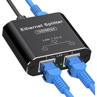Розгалужувач для інтернет кабелю VEDINDUST 1000Mbps RJ45 1x2 SP918C