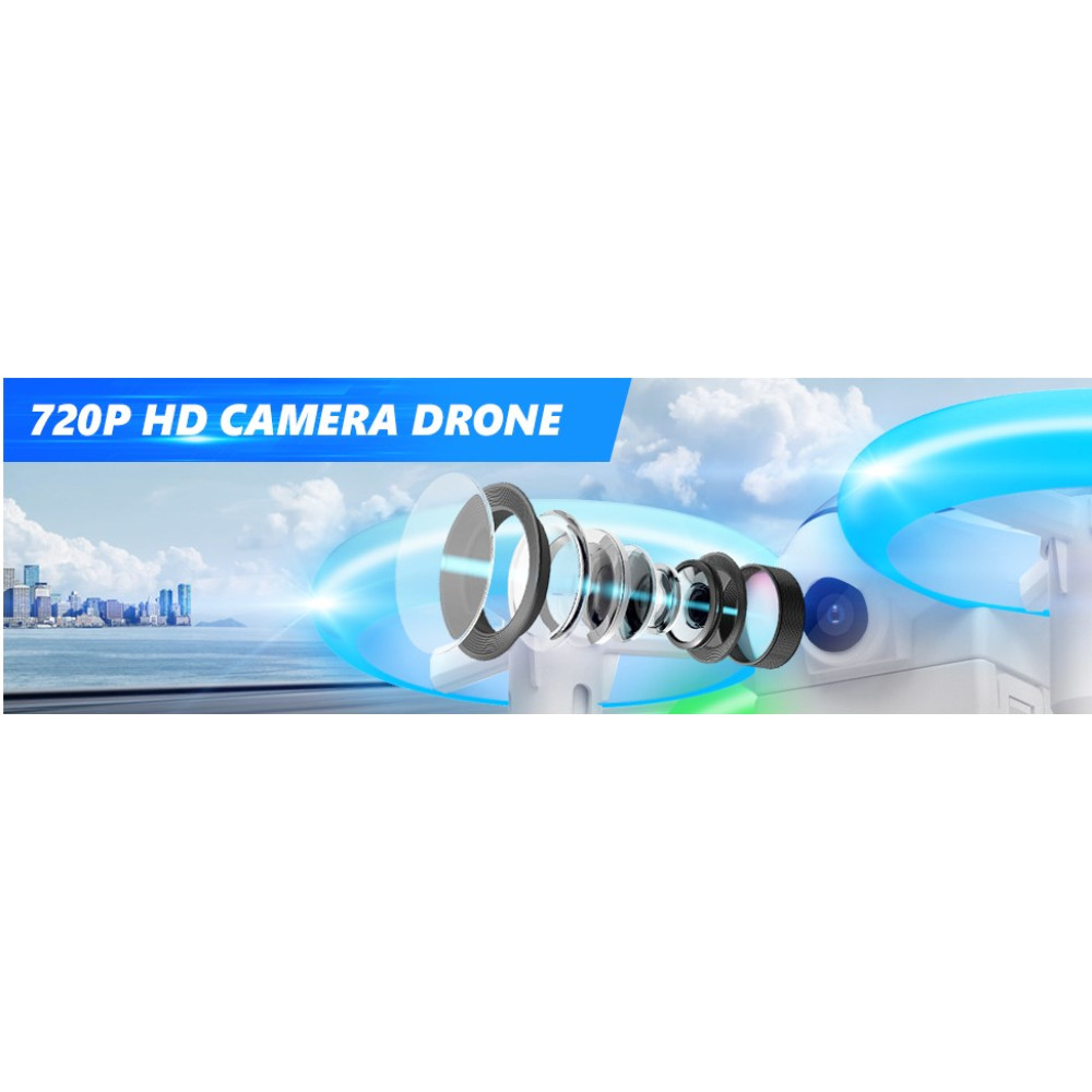Мини-дрон с HD-камерой 720P, RC квадрокоптер AVIALOGIC с LED подсветкой