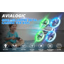Мини-дрон с HD-камерой 720P, RC квадрокоптер AVIALOGIC с LED подсветкой