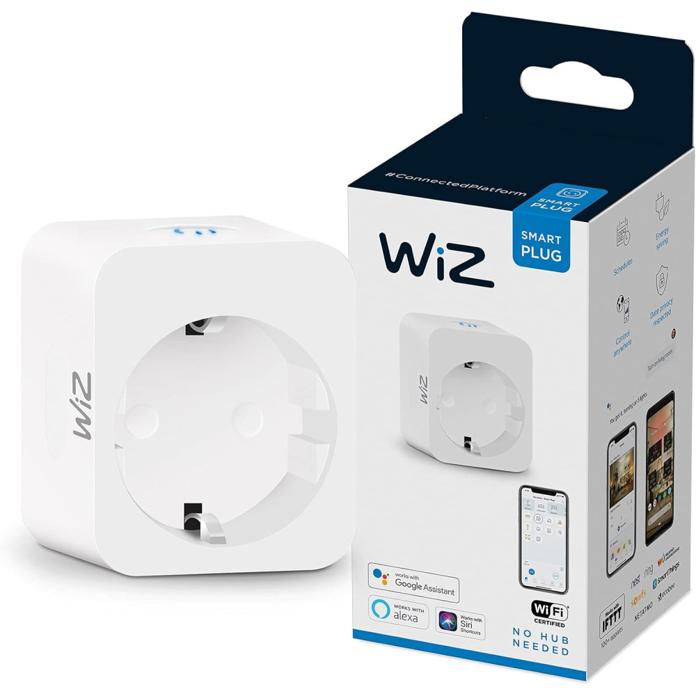 Умная Wi-Fi розетка WiZ Smart Plug с управлением через приложение