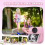 Детская фото камера моментальной печати фотоаппарат CalineGam Kids Camera