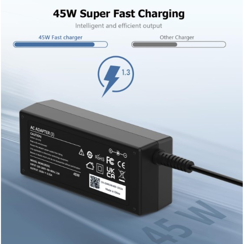 Блок питания shefor 45W (4.5×3.0 мм) для ноутбуков HP (19.5V 2.31A 45W)