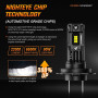 Светодиодная лампа NIGHTEYE H7 для фар, 22000LM, 80W (набор 2 шт.)