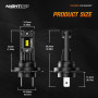Светодиодная лампа NIGHTEYE H7 для фар, 22000LM, 80W (набор 2 шт.)