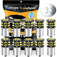 Светодиодная лампа Defvnsy P21W 1156 BA15S, 6500K, 12V (набор 10 шт.)