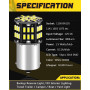 Светодиодная лампа Defvnsy P21W 1156 BA15S, 6500K, 12V (набор 10 шт.)