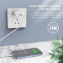 Зарядное устройство Cionum 20W USB-C Fast Charge с кабелем Lightning 2 м
