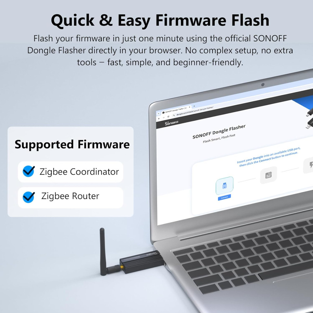 Універсальний USB шлюз SONOFF Zigbee 3.0 з антеною