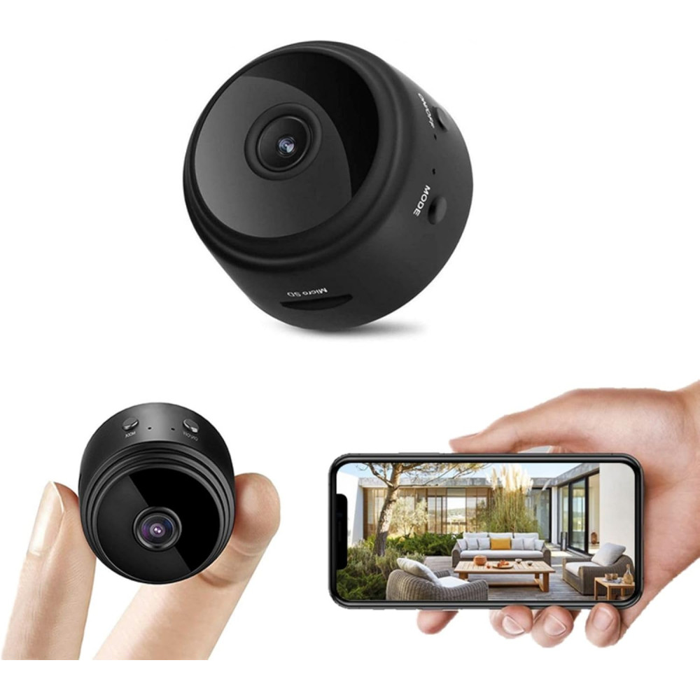 Мини Wi-Fi камера A9 1080P Full HD с ночным видением, магнитной основой