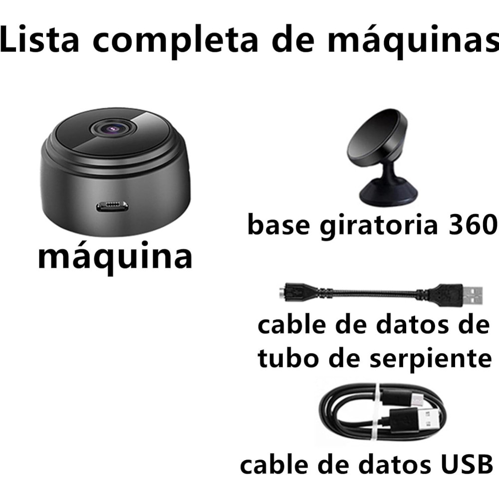 Мини Wi-Fi камера A9 1080P Full HD с ночным видением, магнитной основой