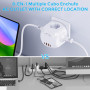 Сетевой фильтр Cube Power Strip USB ZN-OG4A-T