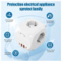 Сетевой фильтр Cube Power Strip USB ZN-OG4A-T