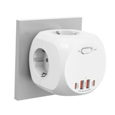 Сетевой фильтр Cube Power Strip USB ZN-OG4A-T