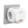 Сетевой фильтр Cube Power Strip USB ZN-OG4A-T