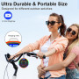 Портативна Bluetooth-колонка для душу PRSCFUM S3 з LED-підсвіткою 