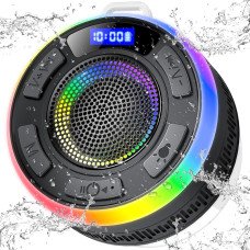 Портативна Bluetooth-колонка для душу PRSCFUM S3 з LED-підсвіткою 
