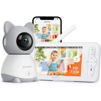 Відеоняня BabyTime з камерою та аудіо, дисплей 5", нічне бачення