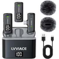 Беспроводной микрофон LVVIACE Lavalier с USB Type-C
