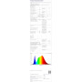 Потолочный светильник ASJK LED, 60 Вт, чёрный, 80 см