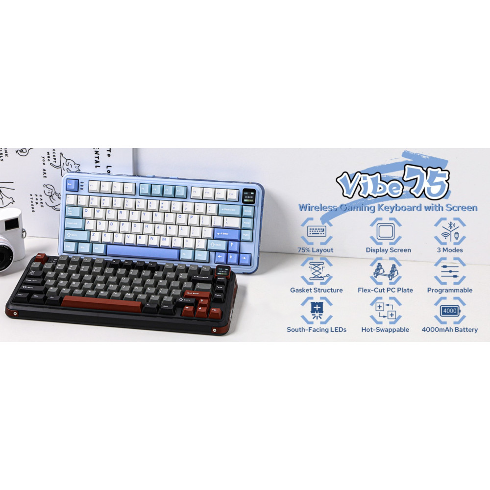 Беспроводная механическая клавиатура MechLands Vibe75