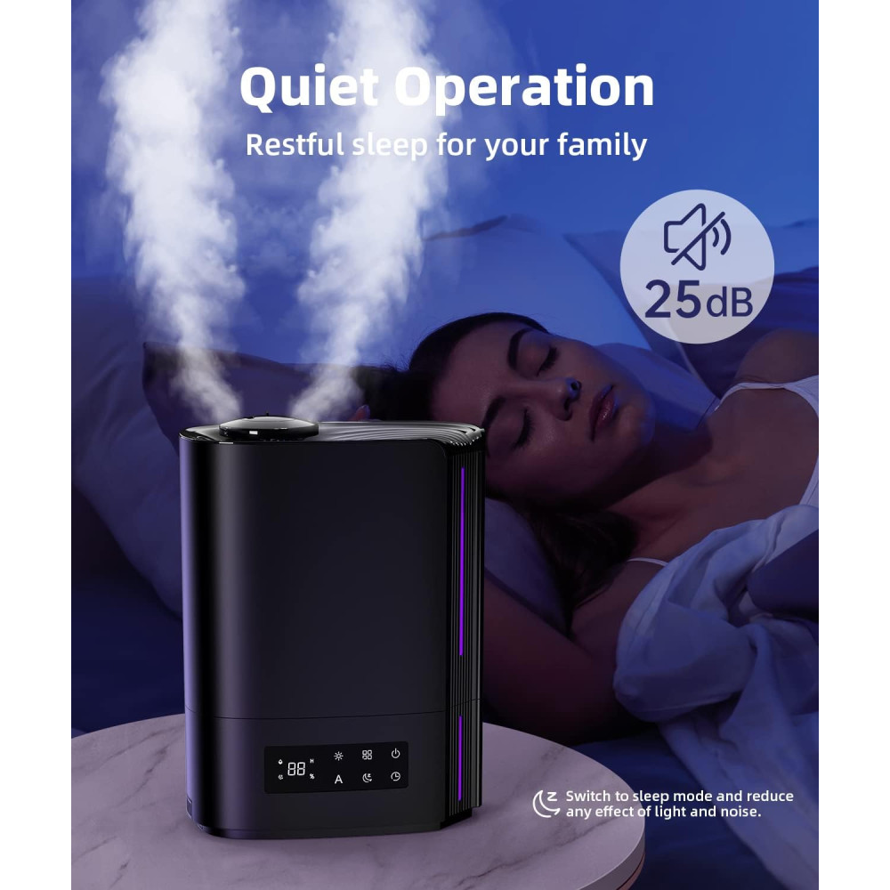 Ультразвуковой увлажнитель воздуха BREEZOME, 6 л. с подсветкой и дифузором