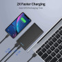 Power Bank Павербанк QTshine 26800 мА·ч, 2 USB, быстрая зарядка