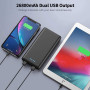 Power Bank Павербанк QTshine 26800 мА·ч, 2 USB, быстрая зарядка