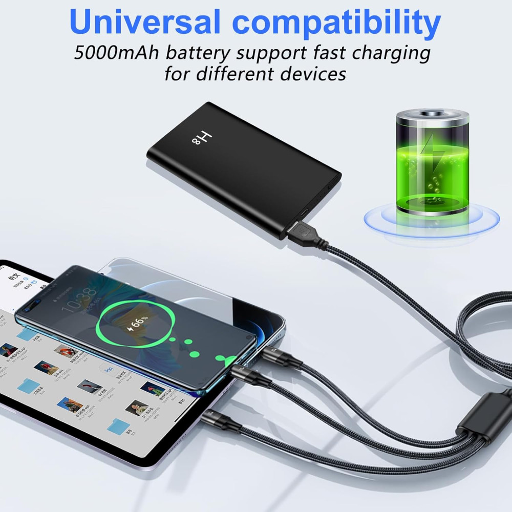 Скрытая мини камера TANGMI 1080P HD, Wi-Fi камера з Powerbank 5000 мАч