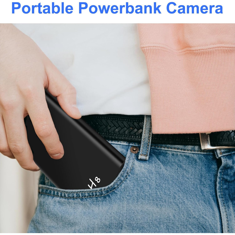 Скрытая мини камера TANGMI 1080P HD, Wi-Fi камера з Powerbank 5000 мАч