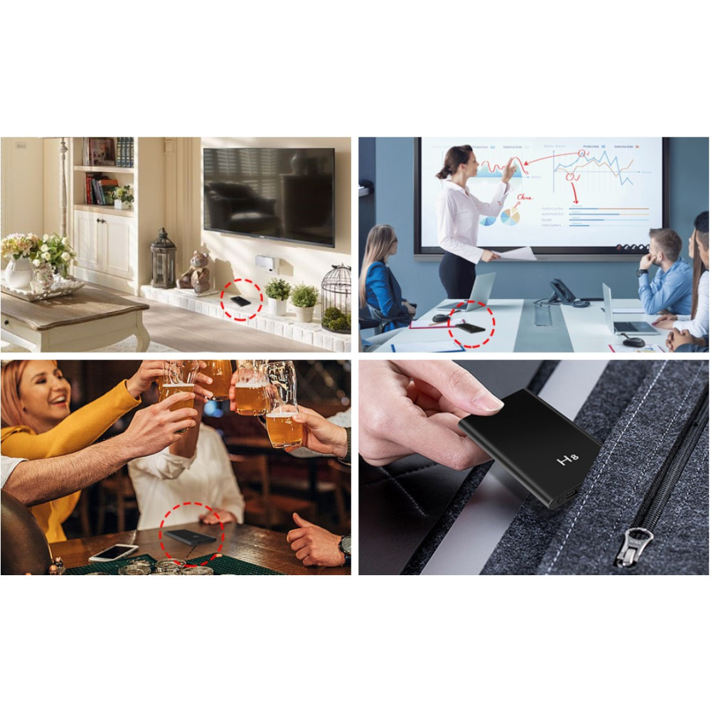 Скрытая мини камера TANGMI 1080P HD, Wi-Fi камера з Powerbank 5000 мАч