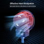 Противотуманные фары для мотоцикла YnGia 2 шт. с переключателем