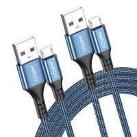 Кабель для заряджання JMROY Micro USB [2 м + 1 м]