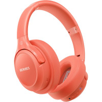 Bluetooth наушники BERIBES Over Ear (оранжево-красные)