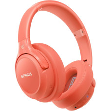 Bluetooth навушники BERIBES Over Ear (помаранчево-червоні)