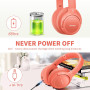 Bluetooth наушники BERIBES Over Ear (оранжево-красные)