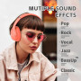 Bluetooth наушники BERIBES Over Ear (оранжево-красные)