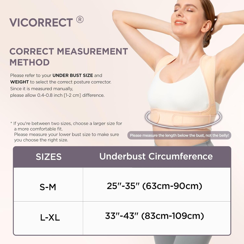Корректор осанки Vicorrect, размер S/M